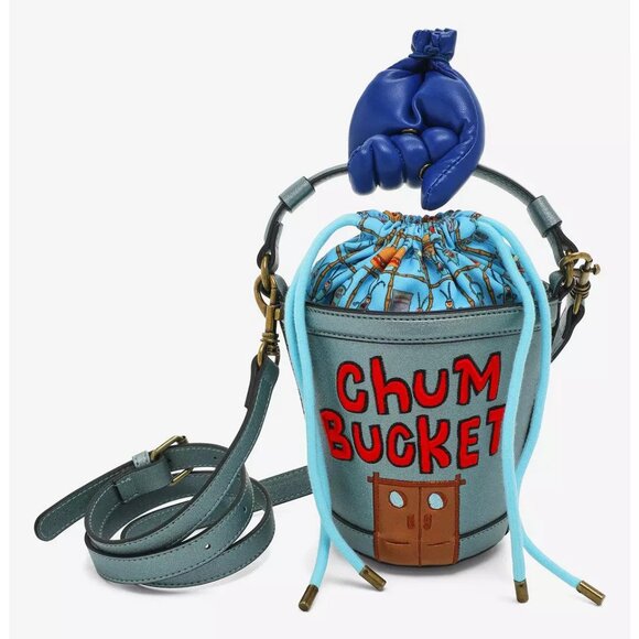 SpongeBob SquarePants - Chum Bucket Figural Crossbody Bag - NEW - Picture 1 of 4